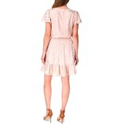 MICHAEL Michael Kors Women’s Julia Palm-Print Fit & Flare Dress Pink L B4HP