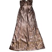 Bardot Women’s Stasia Sequined Formal Maxi Evening Dress Gown B4HP Defective