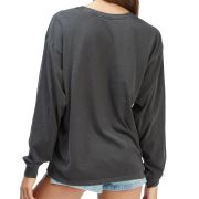 Roxy Women’s Juniors’ Moon Stars Cotton Graphic Oversized T-Shirt Black M B4HP