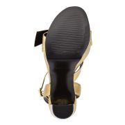 Nine west Libbie Women’s Platform Sandals Gold Size 12M (No box) B4HP