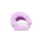 Circus by Sam Edelman Women’s Cozy Faux Fur Jelly Sandals Purple Size 10 B4HP