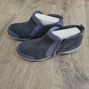 Easy Spirit Women’s Evony Round Toe Casual Booties Blue Size 11W B4HP