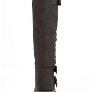 Sun + Stone Women’s Brinley Strapped Lug-Sole Boots Dark Gray Size 5.5M B4HP