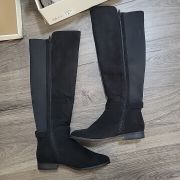 Style & Co Women’s Kimmball Wide-Calf Over-The-Knee Boots Black 7M used B4HP