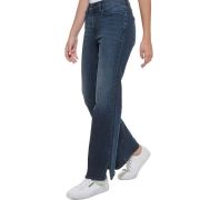 Calvin Klein Jeans High-Rise Flared Slit-Hem Jeans Women’s 27 Sapphire