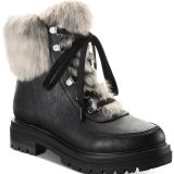 Sun + Stone Women's Orlaa Cold-Weather Lug Sole Boots Black B4HP