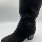 Charter Club Women’s Jacque Wide Calf Tall Stretch Boots Black 10M No Box B4HP