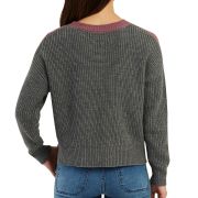 BCX Women’s Juniors’ Colorblocked Sweater Multicolor M B4HP
