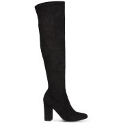 Wild Pair Womens Bravy Over-The-Knee Stretch Boots Black Size 6M (No Box) B4HP