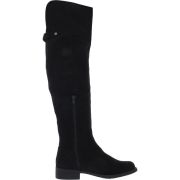 Sun + Stone Womens Allicce Faux Suede Over-The-Knee Boots Black 7.5M No Box B4HP