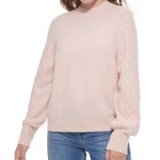 Calvin Klein Jeans Women’s Cable Knit Crewneck Sweater B4HP