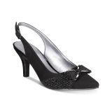 Karen Scott Women's Gladiss Slingback Pumps Black B4HP