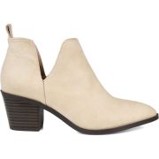 Journee Collection Women’s Lola Booties Light Brown Size 6.5M B4HP