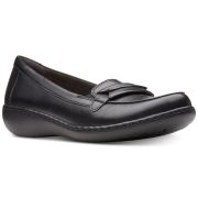Clarks Collection Women’s Ashland Lily Loafers Black Size 8.5W B4HP