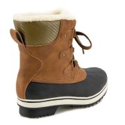 JBU Women’s Delilah Water Resistant Duck Boots Brown Size 8M B4HP