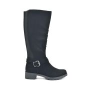 White Mountain Women’s Dayna Wide Calf Tall Boots Black Size 11M B4HP