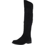 Sun + Stone Women’s Allicce Faux Suede Over-The-Knee Boots Black 9.5M B4HP
