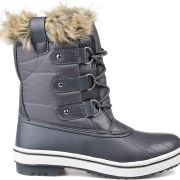 Journee Collection Women’s Lined Lace-up Snow Boot Gray Size 8.5M B4HP