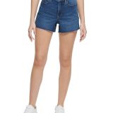 Calvin Klein Jeans Women's High-Rise Cutoff Denim Shorts Blue B4HP