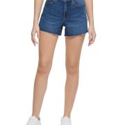 Calvin Klein Jeans Women’s High-Rise Cutoff Denim Shorts Blue B4HP