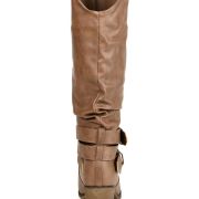 Journee Collection Women’s Wide Calf Late Boot Brown Size 8.5M B4HP