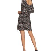 Volcom Women’s Juniors’ Stone Steezee Printed Mini Dress Black L B4HP