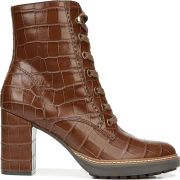 Naturalizer Women’s Callie Lug Sole Booties Brown Croco B4HP