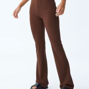 Cotton On Women’s Ponte Flare Pants Brown S B4HP