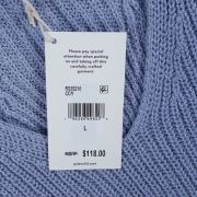 Splendid Women’s Deirdre Tank Top Sweater Blue L B4HP $118