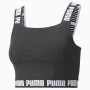 Puma Womens Strong Women’s Training Crop Top Size Medium Black B4HP