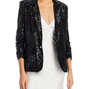 Generation Love Women’s Avery Sequin Blazer Black L B4HP