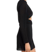 LoveShackFancy Women’s Nanita Cutout Mini Dress Black Size 2 B4HP