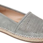 Journee Collection Womens Rosela Gray Flats Shoes 9 Medium B4HP