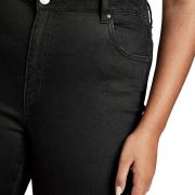 COTTON ON Curve Adrianna Skinny High Jean, Plus Size 22 Black 40×28.5 B4HP