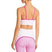 Aqua Women’s Colorblocked Bralette Top Pink B4HP