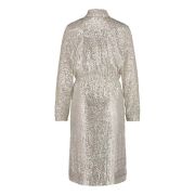 Women Steve Madden Show Stopper Party Sequin Duster Cardigan Silver B4HP