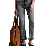 Rag & Bone Women’s Casey High Rise Ankle Flare Jeans in Harley Grey B4HP $255