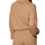 Spirtual Gangster Women’s Funnel Neck Romper Brown S B4HP $148