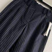 Aqua Women’s Tie Waist Pants Navy S B4HP $78 MISSING BELT