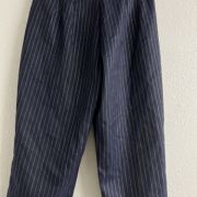 Aqua Women’s Tie Waist Pants Navy S B4HP $78 MISSING BELT