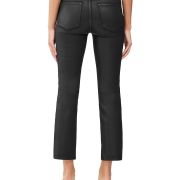 DL1961 Women’s Mara Mid Rise Ankle Straight Leg Jeans Black Size 24×27 B4HP $209