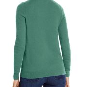 C by Bloomingdale’s Cashmere V-Neck Cashmere Sweater Green XS B4HP $195