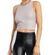 Koral Activewear Women’s Raegan Shiny Netz Top Pink XS B4HP $80