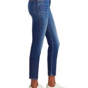 RE/DONE Women’s 90s High Rise Ankle Skinny Jeans Deepsap Blue Size 29 31×27 B4HP