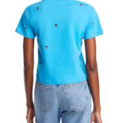 Chaser Women’s Crop Cotton Tee T-Shirt Top B4HP $79