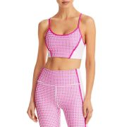 Aqua Women’s Colorblocked Bralette Top Pink B4HP