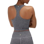 Spiritual Gangster Women’s Shakti Tech Heather Longline Sports Bra Grey B4HP