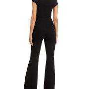 Chiara Boni Women’s Rebecca Off-the Shoulder Jumpsuit Size 10 B4HP $750