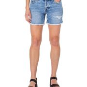 Earnest Sewn Women’s Denim Frayed Hem Cutoff Denim Shorts Size 27 Waist 28 B4HP