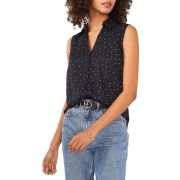 Vince Camuto Women’s Printed Blouse Black S B4HP $69